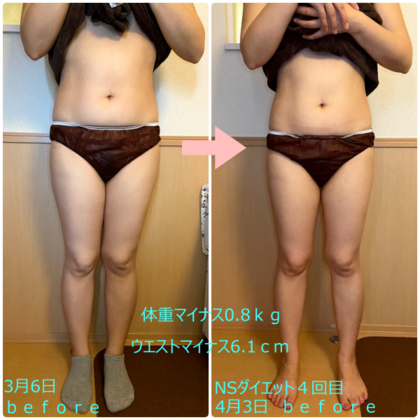 ニュースキャンダイエット集中コースA様４回目のご報告